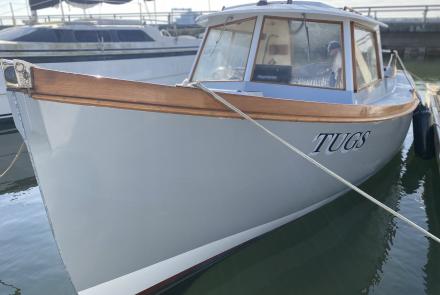 Tugs boat, port side bow looking aft